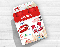 Packaging design and branding - Nestlé HealthScience Boost product line